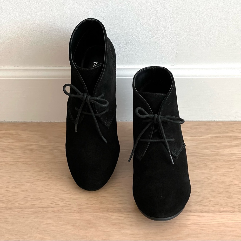Nine West Ankle Bootie - Black - Size 7.5M